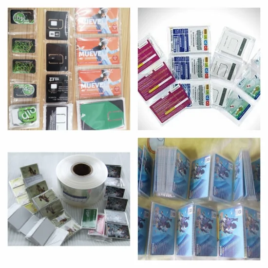 Ultrasonic Sealing SIM Card Wrapping Machine PVC Cards Packaging Machine