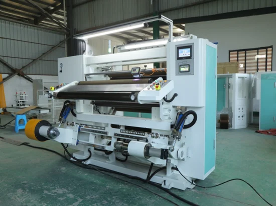 Industrial Automatic PLC Controlled Roll Paper Film Slitting Rewinding Machine