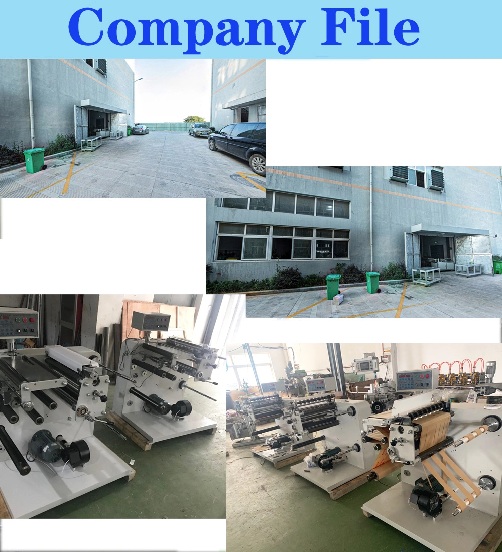 Industrial Automatic PLC Controlled Roll Paper Film Slitting and Rewinding Machine Cutting Machine